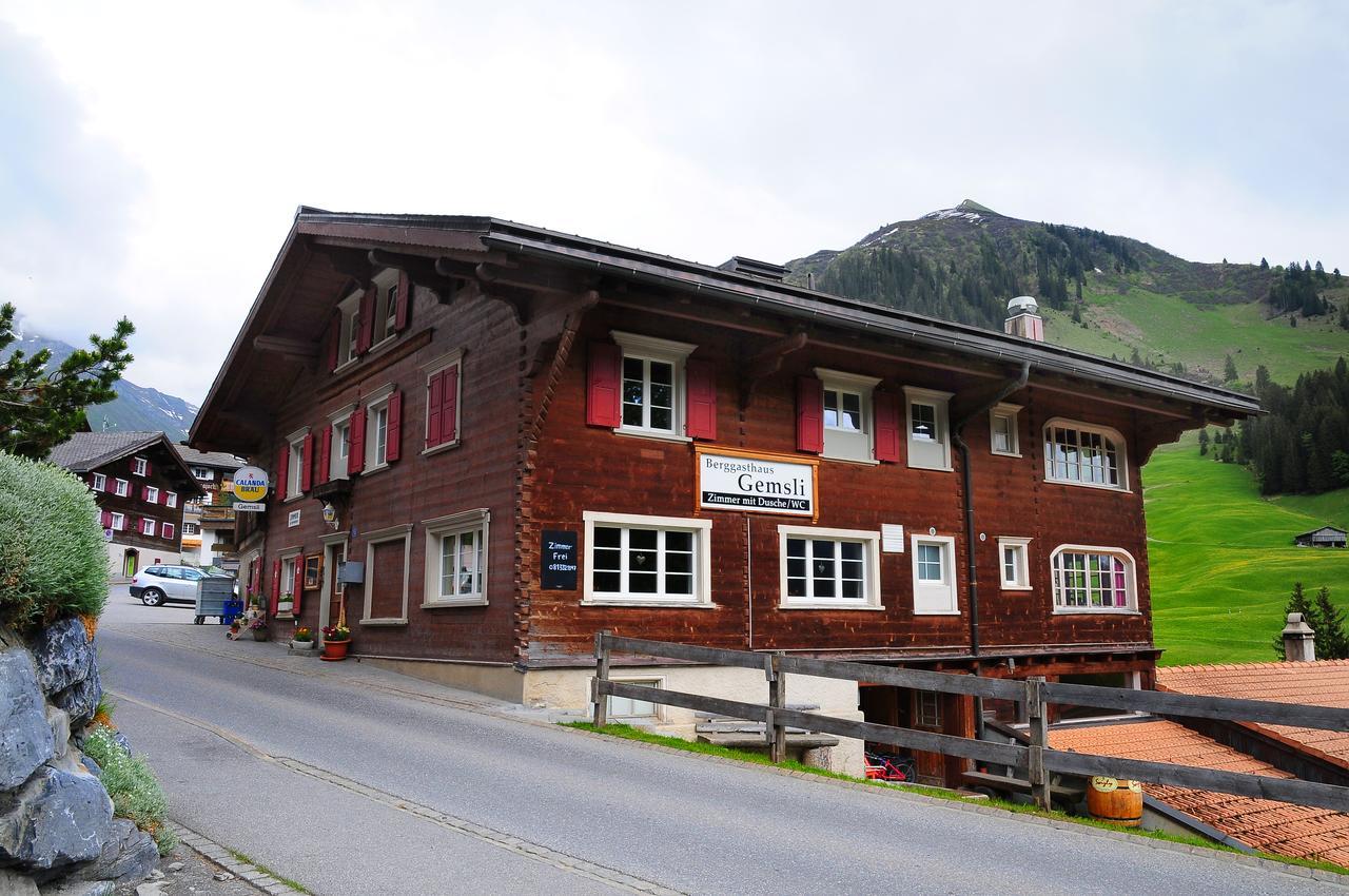 Berggasthaus Gemsli Санкт-Антёниен Экстерьер фото